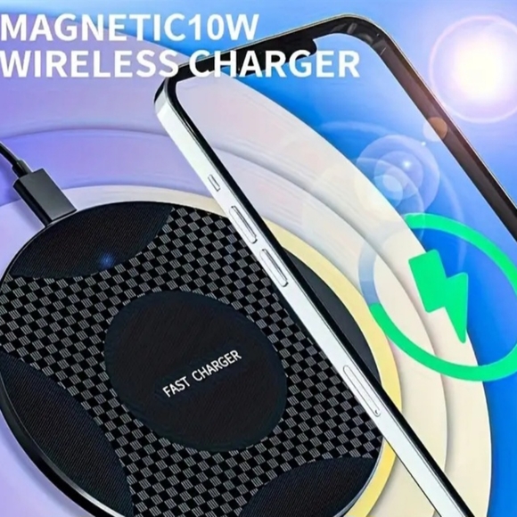 Y9 (Cell Phone)-(Wireless Charger)-(Black)-(For IPhone and Samsung Galaxy)-$20 - Picture 2 of 4